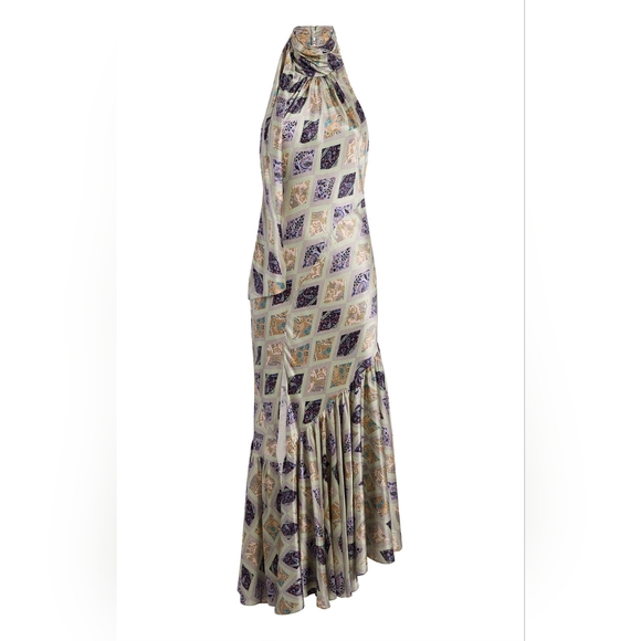 1S. NWT CINQ A SEPT DIAMOND SEA MELISSA DRESS